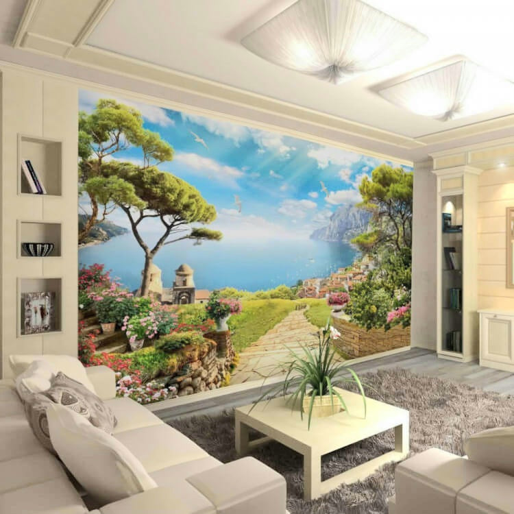 PVC Spannwand mit Keder mit UV Fotodruck - Folienbreite bis 500 cm