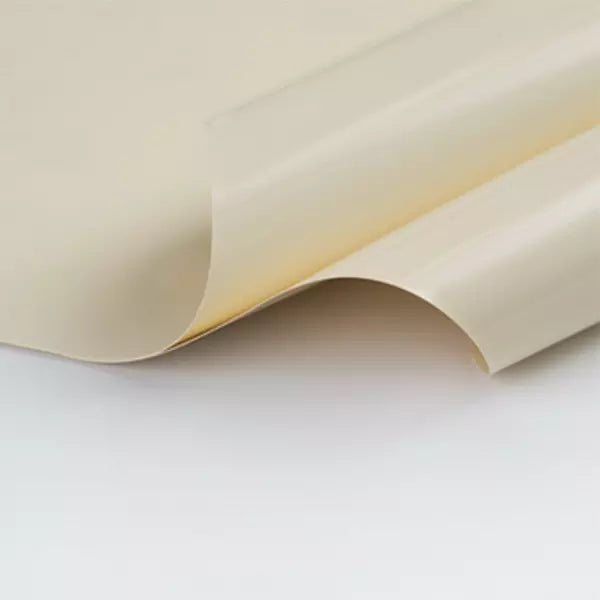 Lackpanndecke mit Keder Farbe 507 hellbeige - Folienbreite bis 500 cm