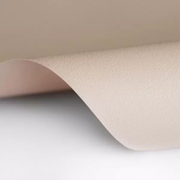 Matte Spanndecke mit Keder Farbe 406 cremefarbig - Folienbreite bis 320 cm