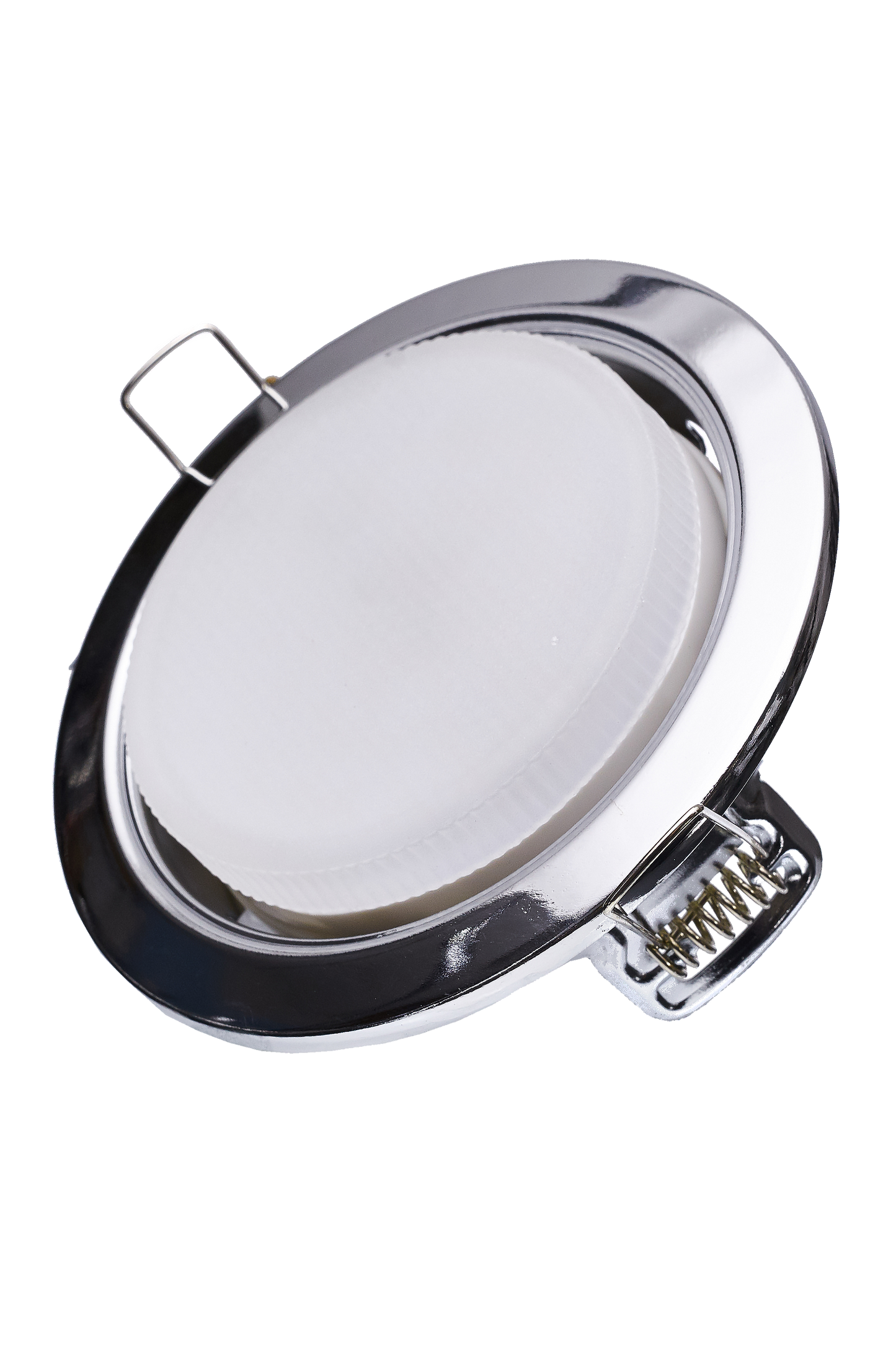 Einbaustrahler Fassung Einbauspot GX53 Farbe: weiß, Edelstahl gebürstet, schwarz chrom, chrom + LED Lampe 7 W / 8W