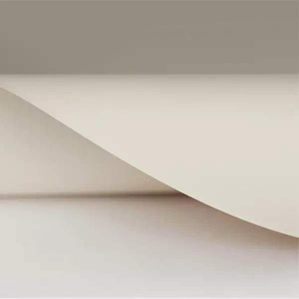 Satin stretch ceiling with piping, color 511 beige - film width up to 320 cm