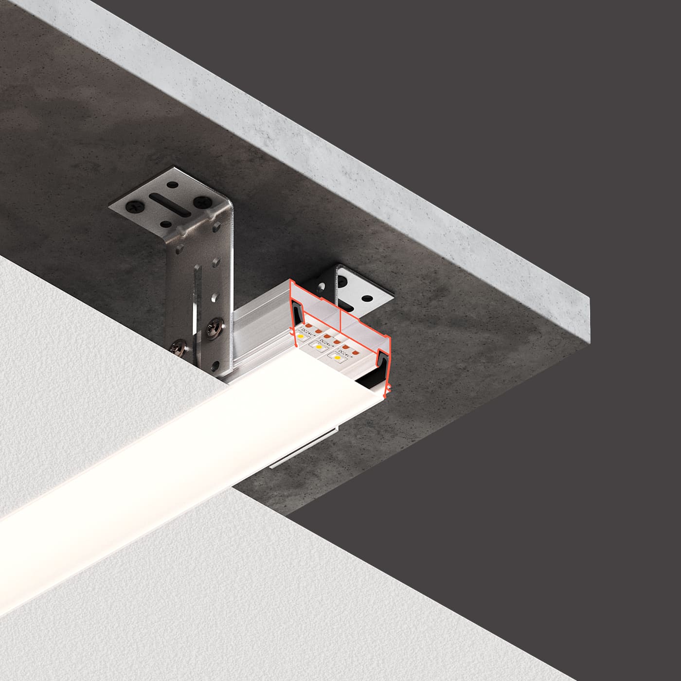 Alu Lichtlinien Profile