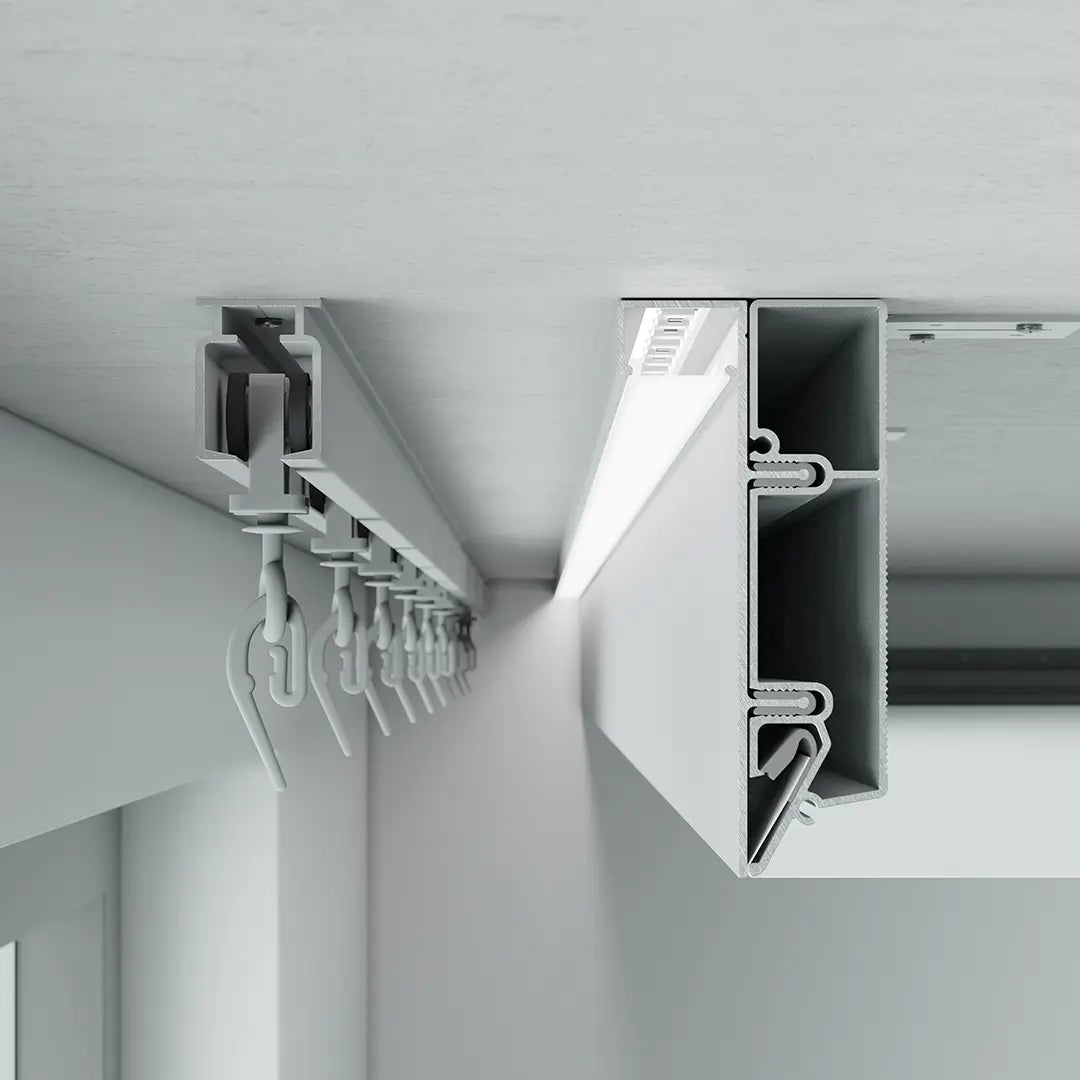 Alu Spanndecken Nischen Profil 01-04 für PVC Spanndecken