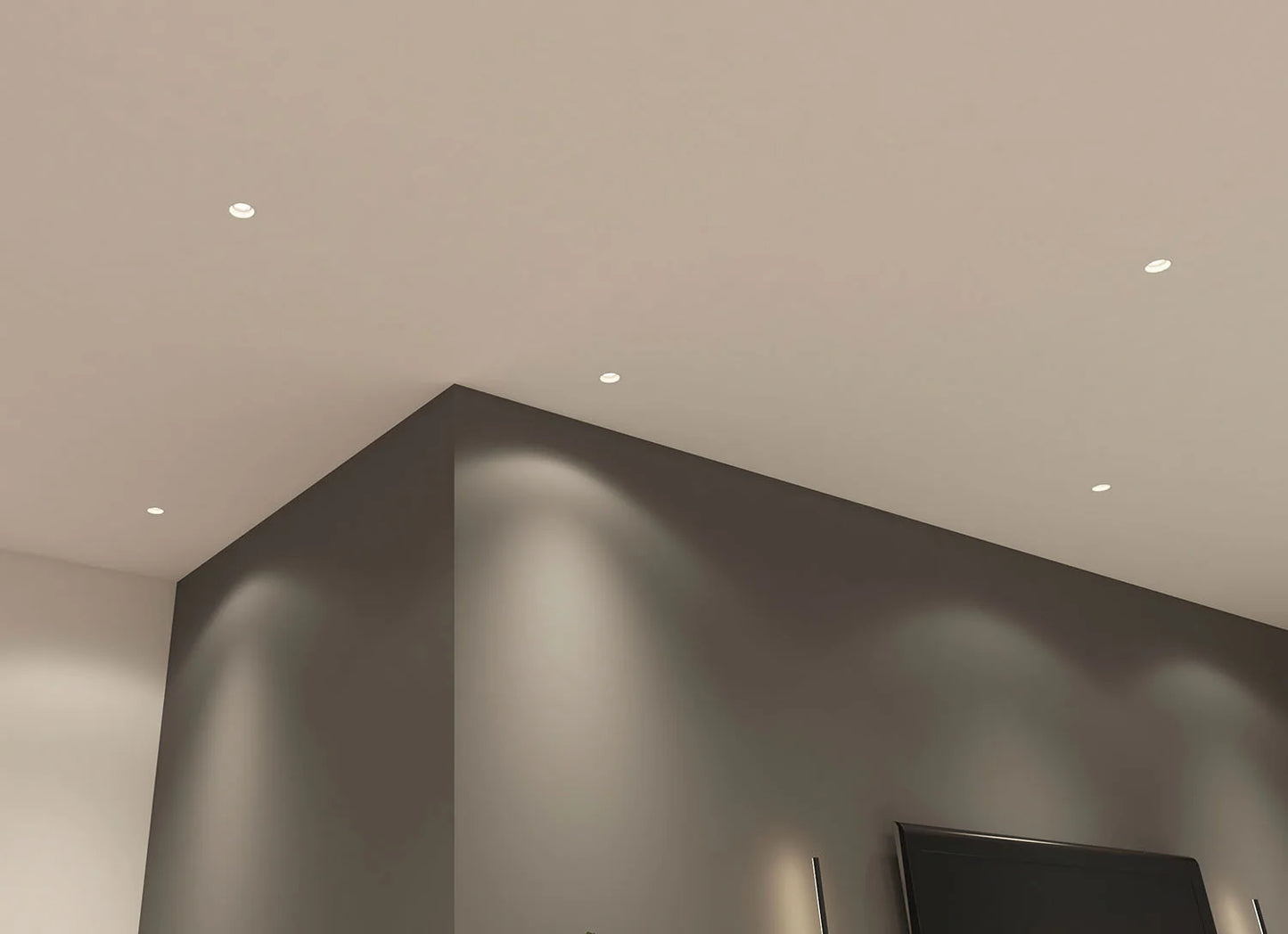 Flächenbündiger Premium GU10 Einbaustrahler IP20 rund - Farbe weiß