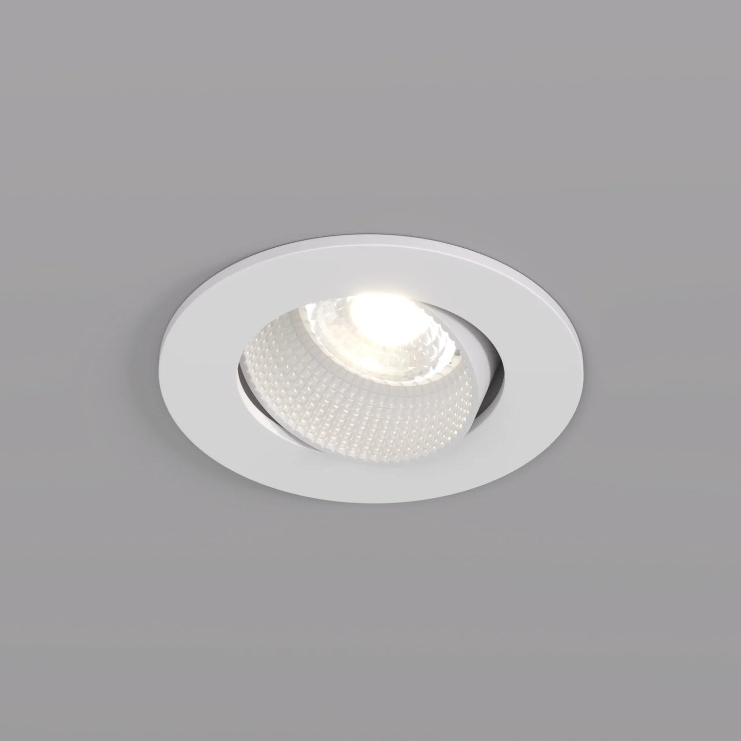 Premium GU10 Einbaustrahler schwenkbar IP20 rund - Farbe weiß matt