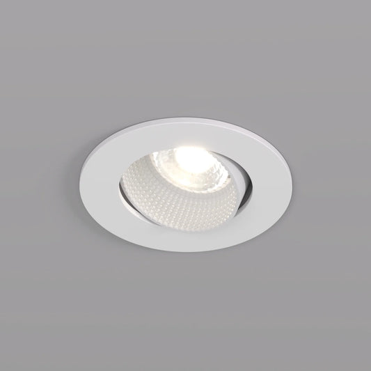 Premium GU10 Einbaustrahler schwenkbar IP20 rund - Farbe weiß matt