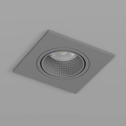 Premium GU10 Einbaustrahler schwenkbar IP20 quadratisch - Farbe anthrazit matt