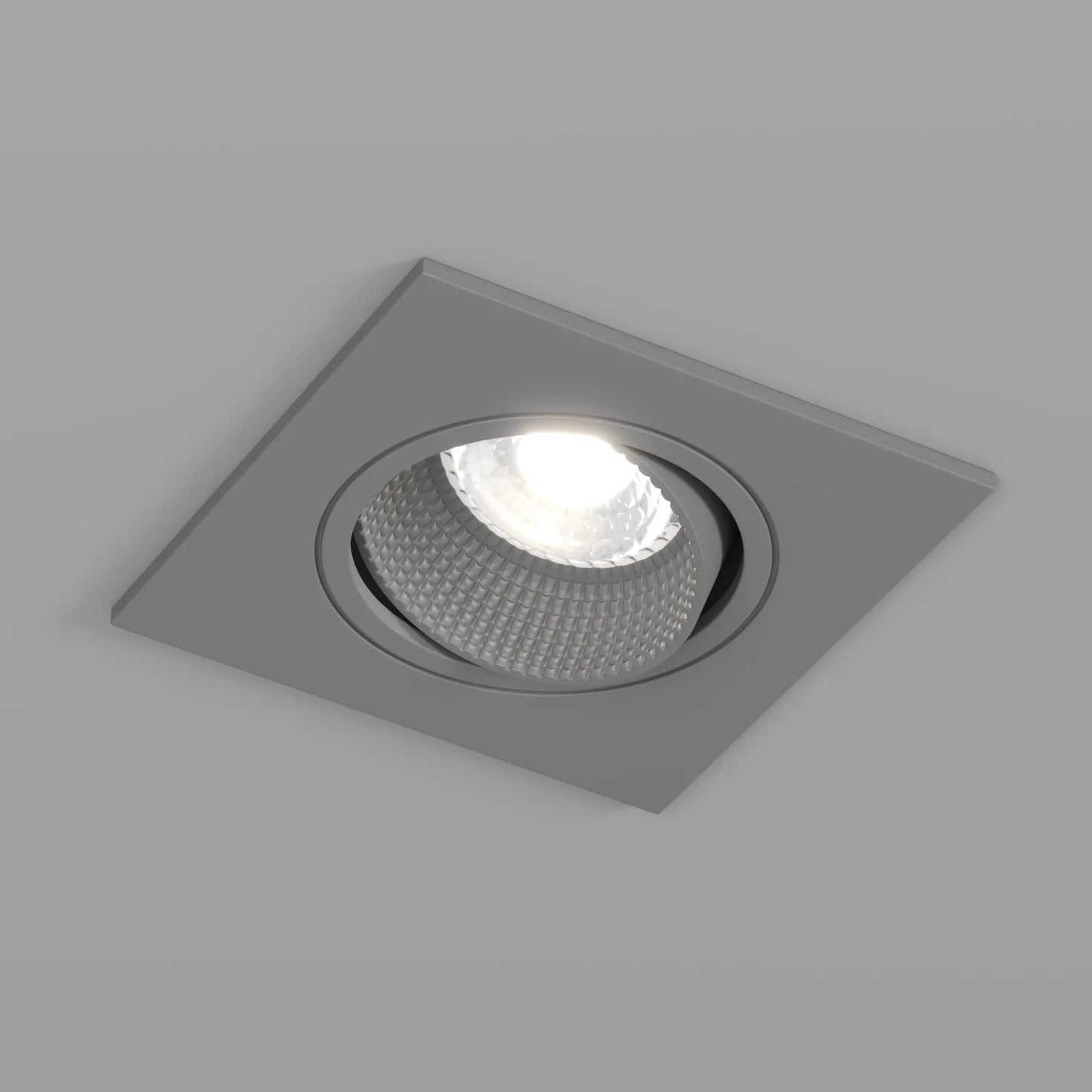 Premium GU10 Einbaustrahler schwenkbar IP20 quadratisch - Farbe anthrazit matt