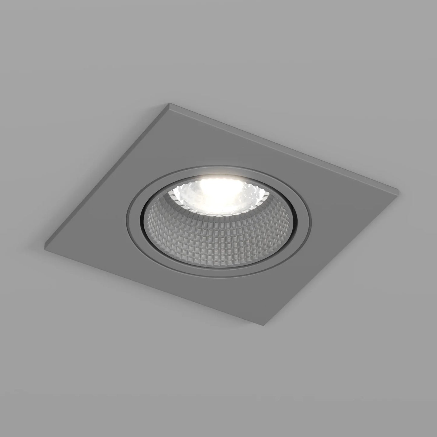 Premium GU10 Einbaustrahler schwenkbar IP20 quadratisch - Farbe anthrazit matt