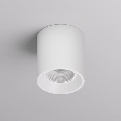 Aufbauspot weiß matt rund schwenkbar IP20
