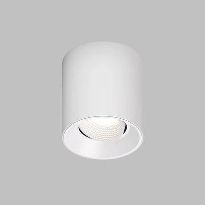 Aufbauspot weiß matt rund schwenkbar