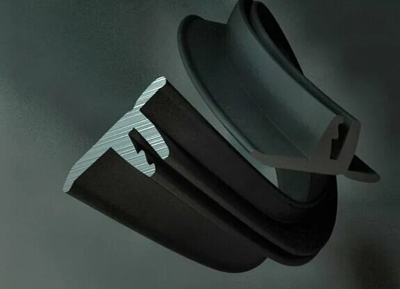 Spanndecken Abdeckleiste Farbe schwarz