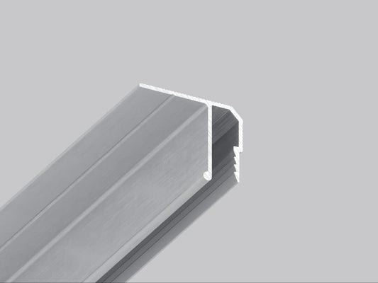 Aluminium Deckenprofil für Spanndecken, perforiert, passend für Abdeckleiste, ideal für PVC Spanndecken