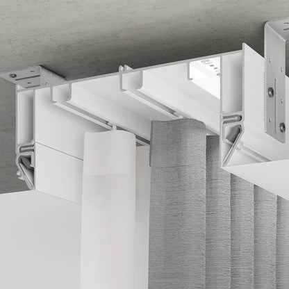 Weißes Aluminium LED Gardinen Profil 03-50 für PVC Spanndecken