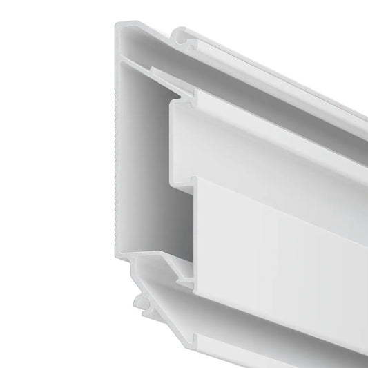 Weißes Aluminium LED Nischen Profil 01-02 für PVC Spanndecken