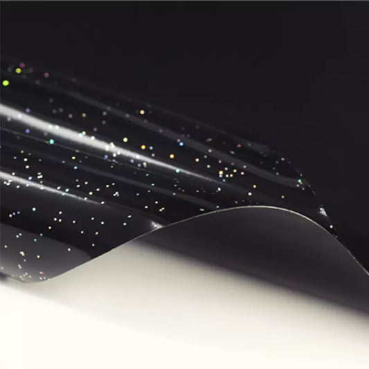 Lackspanndecke Galaxy mit Keder Farbe 347 schwarz - Folienbreite bis 320 cm