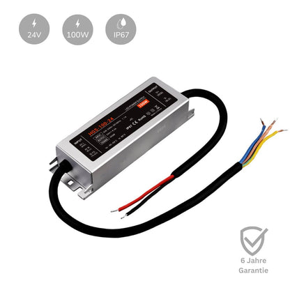 Premium LED Netzteil 100W 24V 4,2A IP67 6 Jahre Garantie