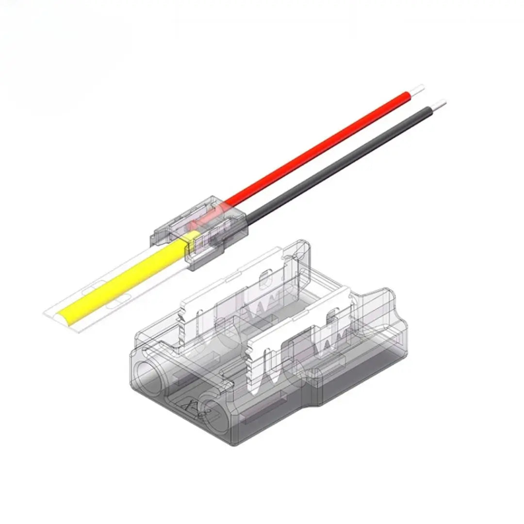 10mm LED Strip zu Kabel Verbinder 2 Pin für COB und SMD LED Streifen