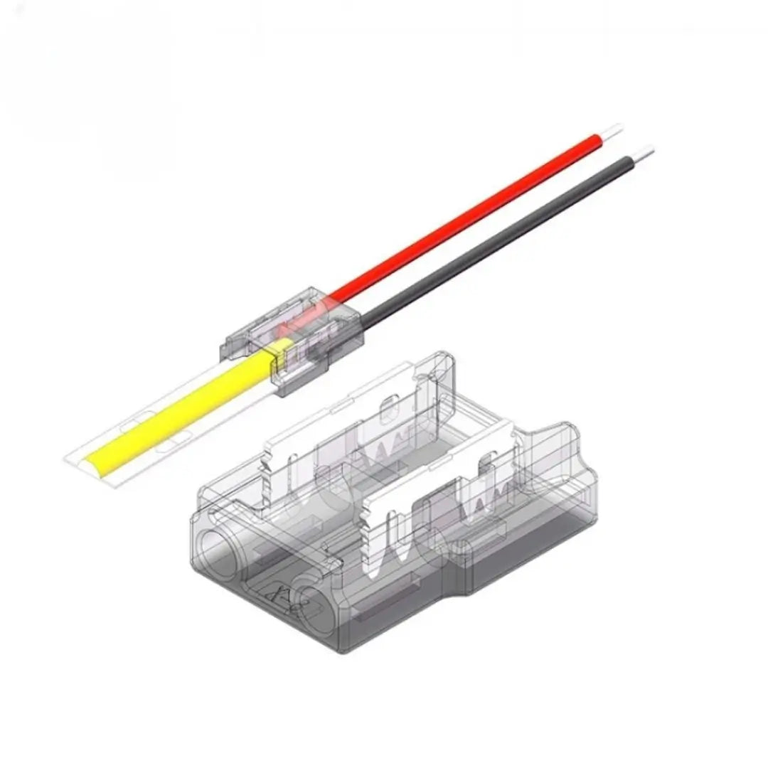 8mm LED Strip zu Kabel Verbinder mit 15cm Anschlusskabel und 2 Pin