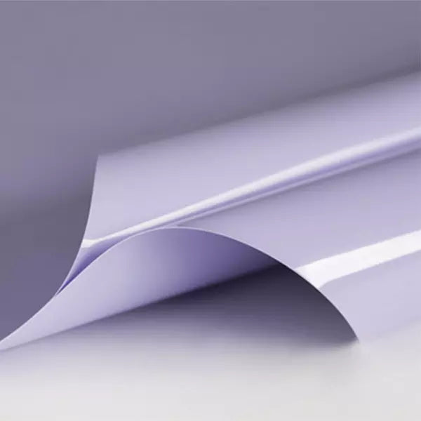 Lackspanndecke mit Keder Farbe 225 kräftiges Lila - Folienbreite bis 500 cm