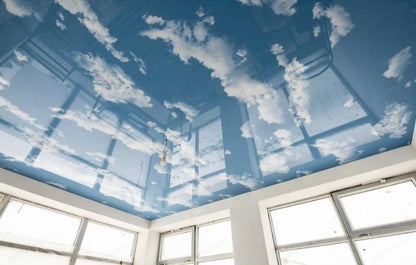 Lackspanndecke Sky mit Keder - Folienbreite bis 320 cm