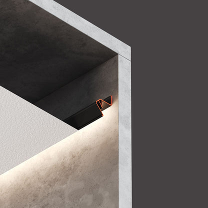 Alu Spanndecken Wandprofil weiß für LED Randbeleuchtung - keine Abdeckung notwendig