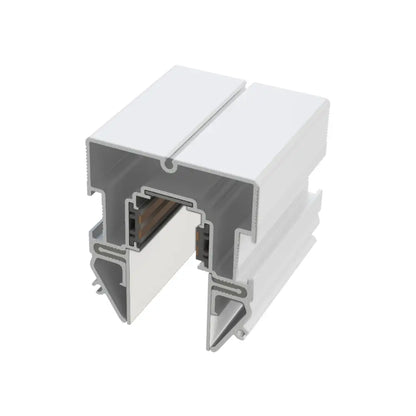 Weiße Magnet Schiene für 48V LED Leuchten bei Spanndecken