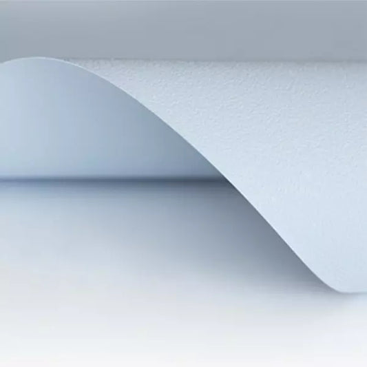 Matte Spanndecke mit Keder Farbe 110 hellblau - Folienbreite bis 320 cm