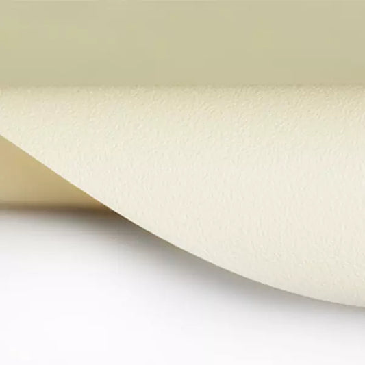 Matte Spanndecke mit Keder Farbe 501 elfenbein - Folienbreite bis 500 cm