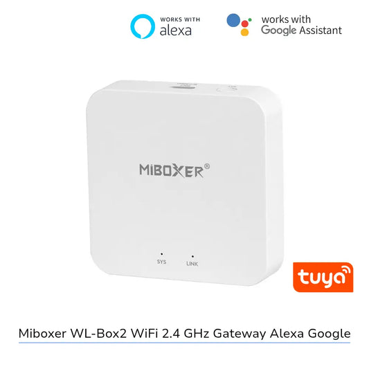 MiBoxer WL-BOX2 WLAN Gateway zur Steuerung von 2.4GHz LED Controllern per App und Alexa