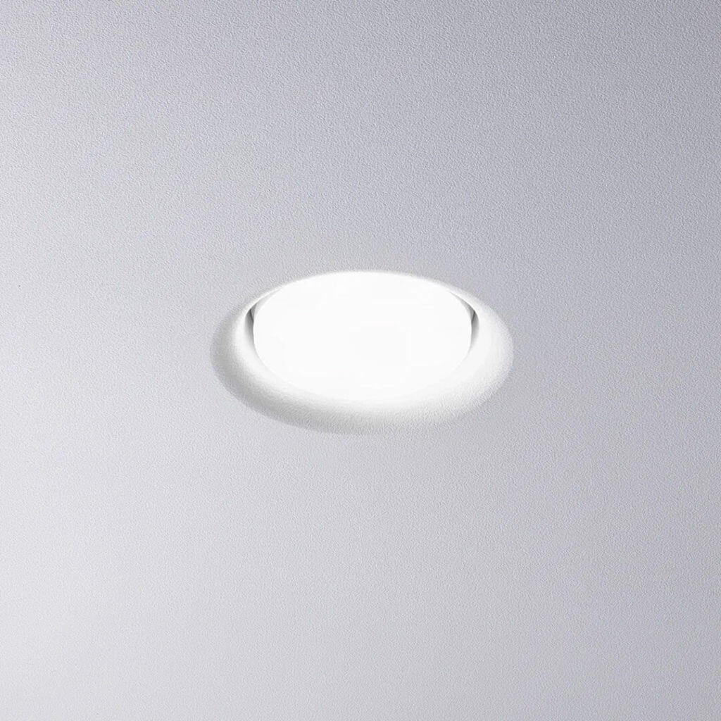 Weißer rahmenloser BH53 Einbaustrahler für GX53 Lampen