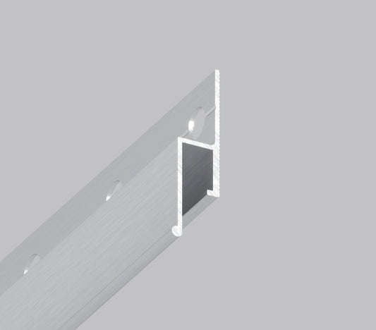 Alu Spanndecken Wandprofil perforiert mit Schattenfuge