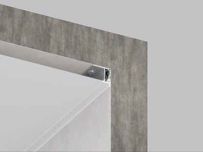 Perforiertes Alu Deckenprofil für PVC Spanndecken, ermöglicht einfache Montage einer Abdeckleiste, stabil und langlebig