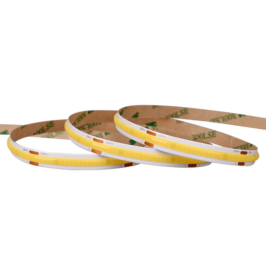 Premium COB LED Streifen 24V, 5 Meter, 480 LEDs/m, Warmweiß 3000K für Innenbeleuchtung