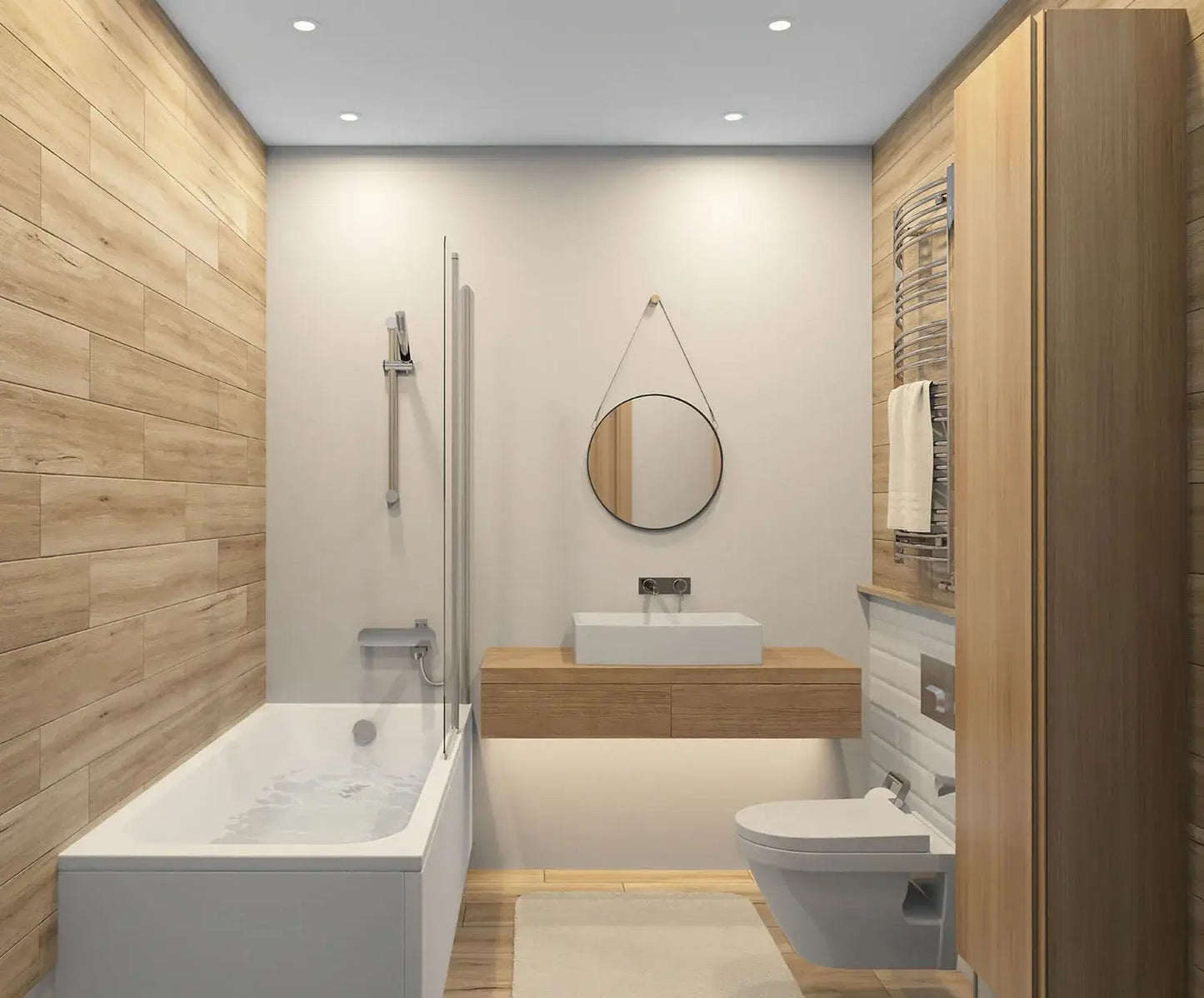 Mattweißer GU10-Strahler mit hoher Schutzart IP65 und rundem, dezentem Design