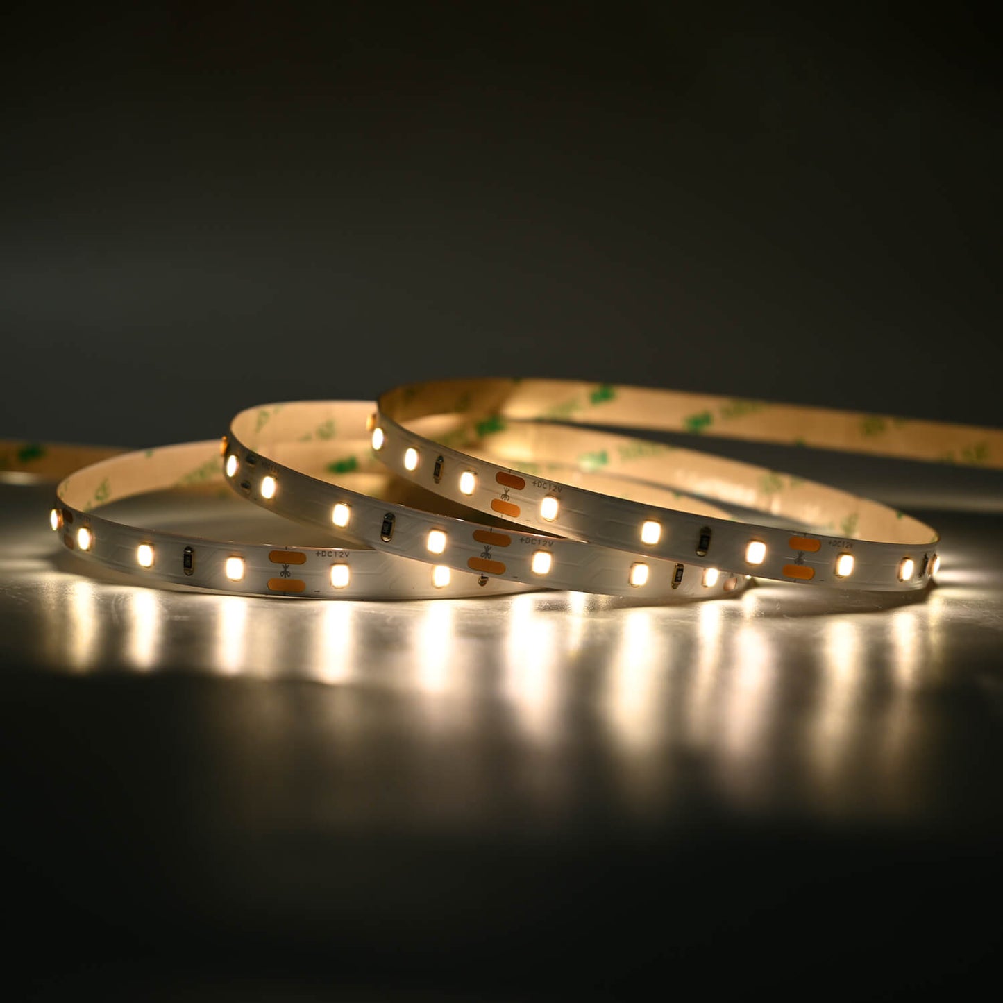 Premium LED Streifen 12V Strip 5M 4,8W/m 60LEDs/m 8mm - Lichtfarbe: neutralweiß 4000K - Schutzart: IP20