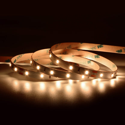 Premium LED Streifen 24V Strip 5M 4,8W/m 60LEDs/m 8mm - Lichtfarbe: neutralweiß 4000K - Schutzart: IP20