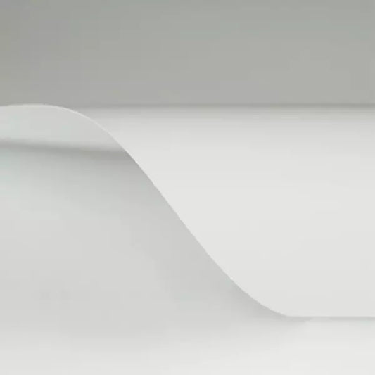 Akustikdecke mit Keder Renolit matt Perforation 0,3 mm Farbe weiß - Folienbreite bis 200 cm