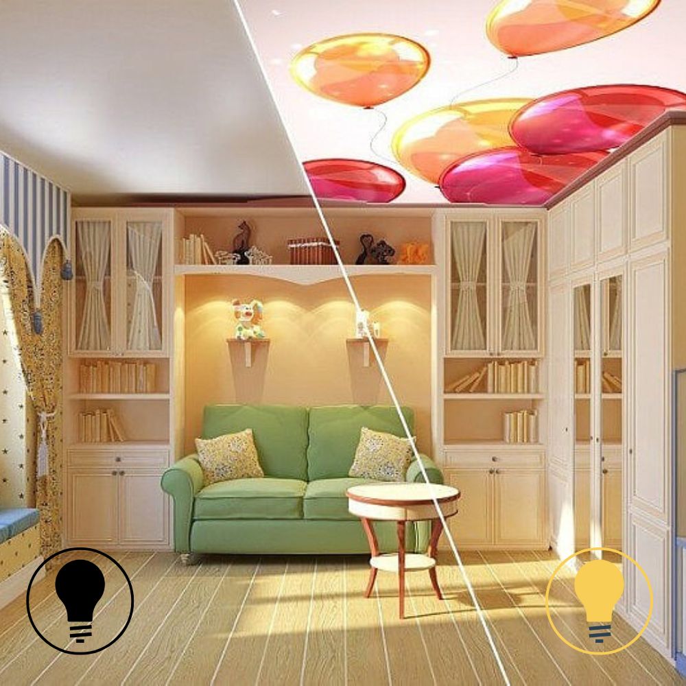 Back Vision PVC Spanndecke mit Keder - Folienbreite bis 500 cm