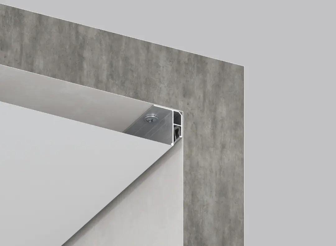 Hochwertiges Alu Universalprofil für Schattenfugen bei Spanndecken