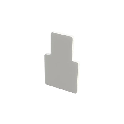 Weiße Abschlusskappe für Magnet Trackschiene 48V ST-50 für PVC Spanndecken