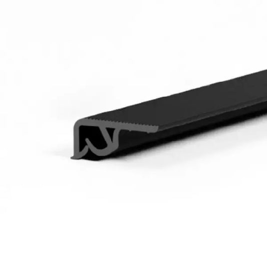 PVC Deckenprofil schwarz perforiert für Textil Gewebe Spanndecken