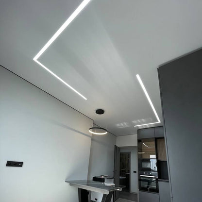 Alu Spanndecken LED Lichtkanal Lichtlinien Profil 27 mm breit