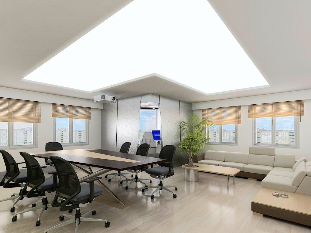 Textil Gewebe Lichtdecke Farbe weiß - Bahnbreite bis 510 cm