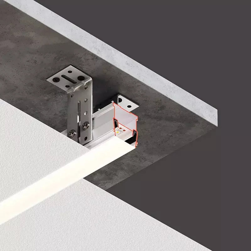 Alu Spanndecken LED Lichtkanal Lichtlinien Profil 27 mm breit