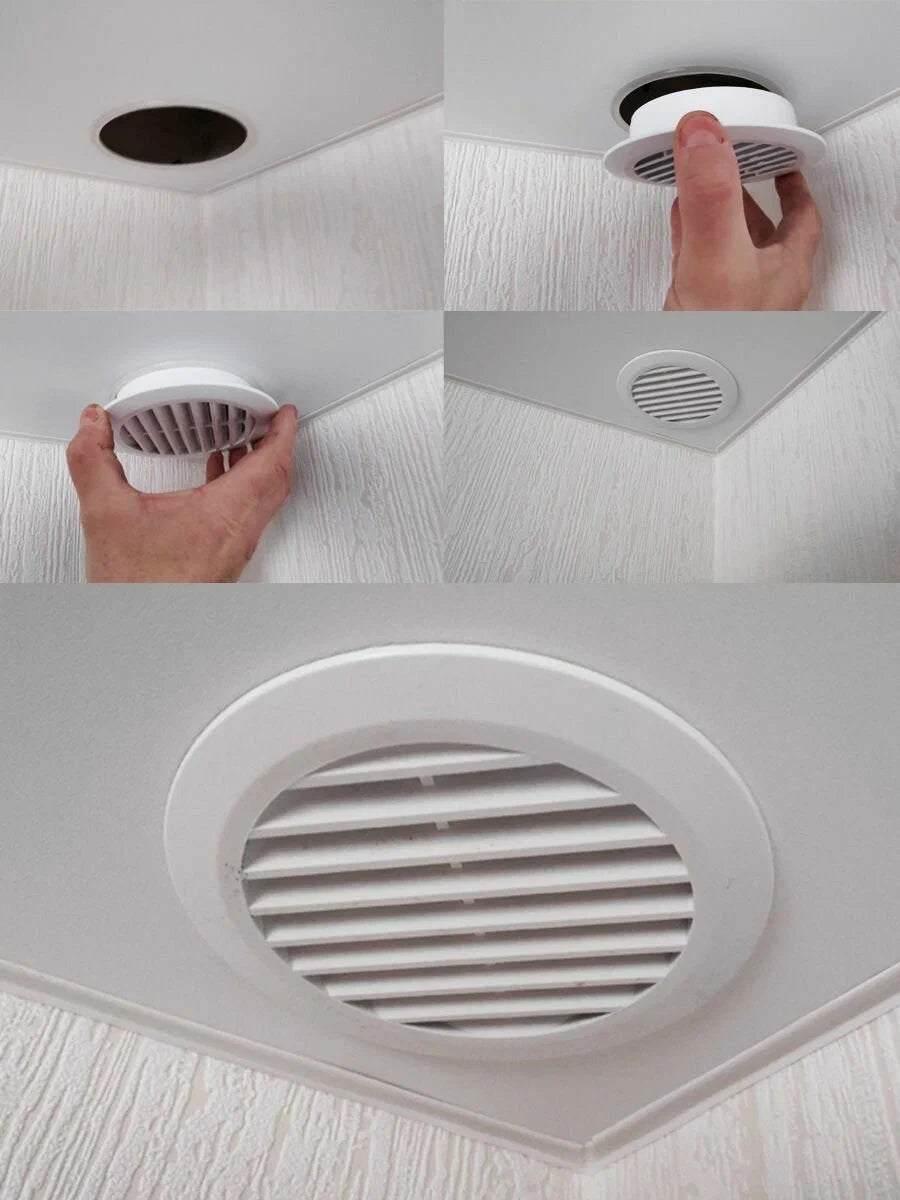 Stretch ceiling substructure for recessed spotlights, round, 55-105 