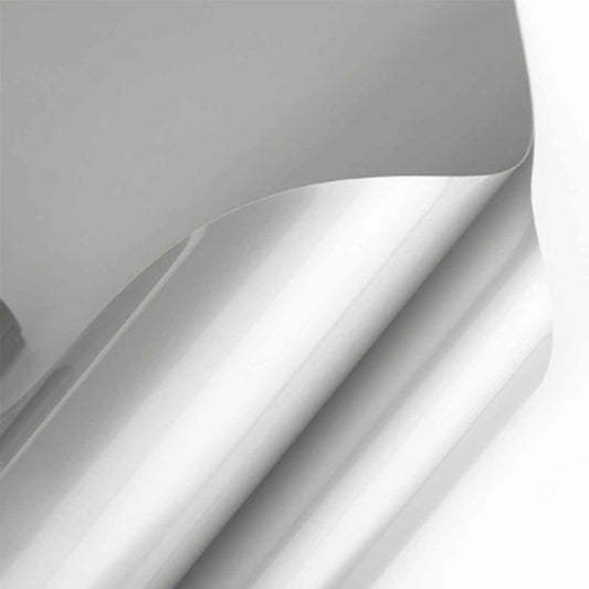 Spanndecke metallic mit Keder Farbe 81 hellgrau - Folienbreite bis 320 cm