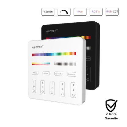 MiBoxer B4 RGBW 4‑Zonen LED Wandpanel Controller