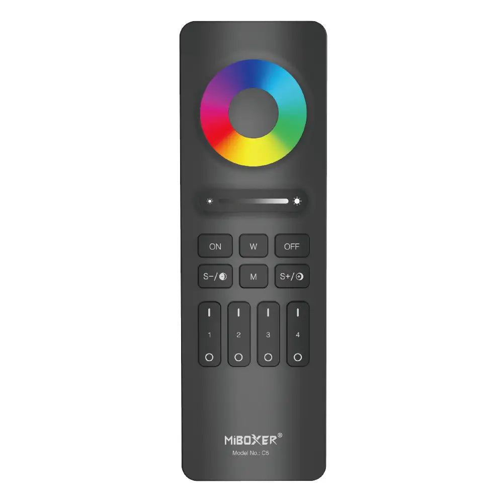 MiBoxer C5 4 Zonen LED Remote Controller 2.4GHz schwarz