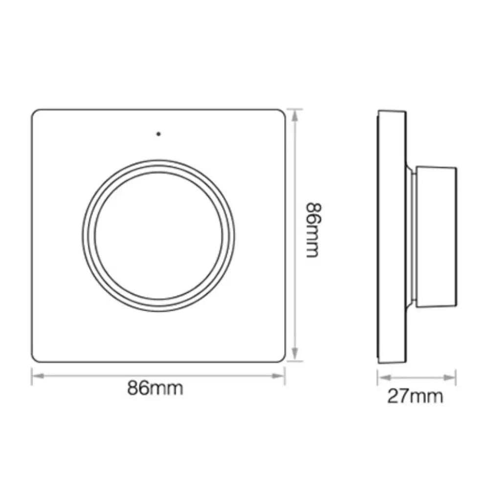 MiBoxer K1 Rotary LED Wandpanel Controller 2.4GHz